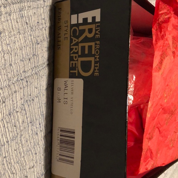 NIB Silver Dress High Heeled Sandals - Picture 7 of 8